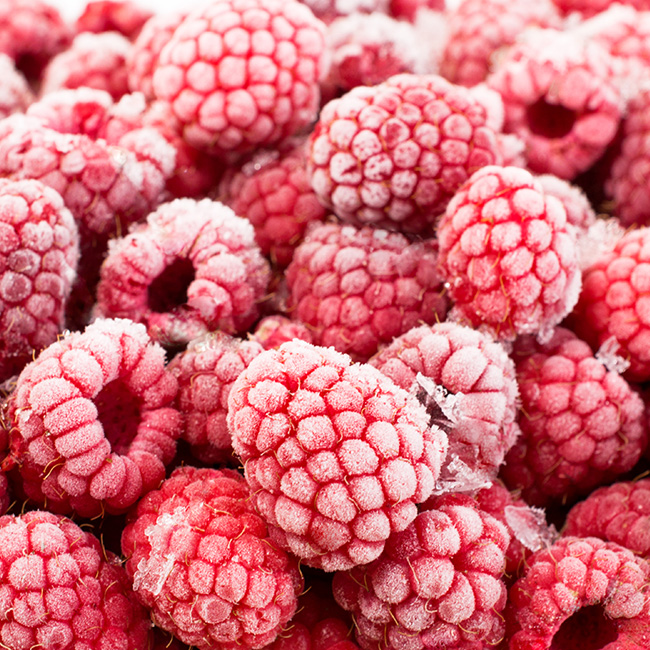 新鮮冷凍IQF有機覆盆莓