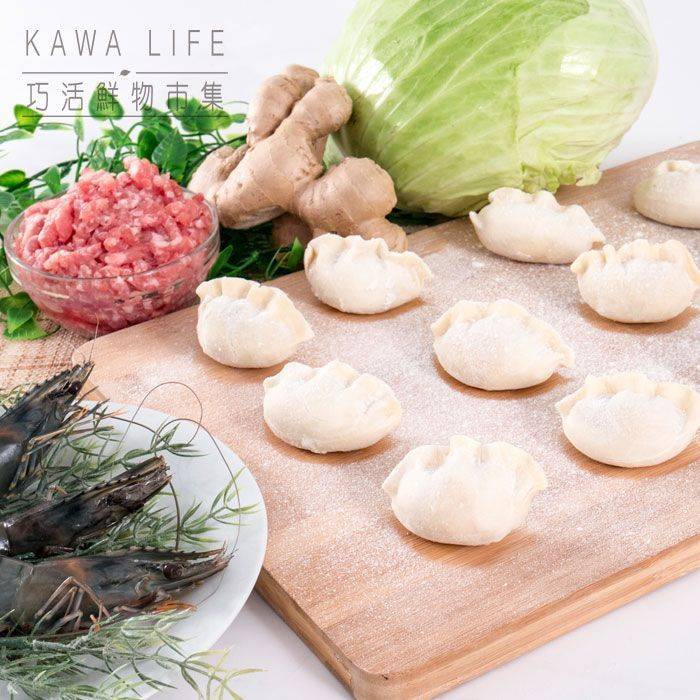 鮮蝦豬肉手工水餃