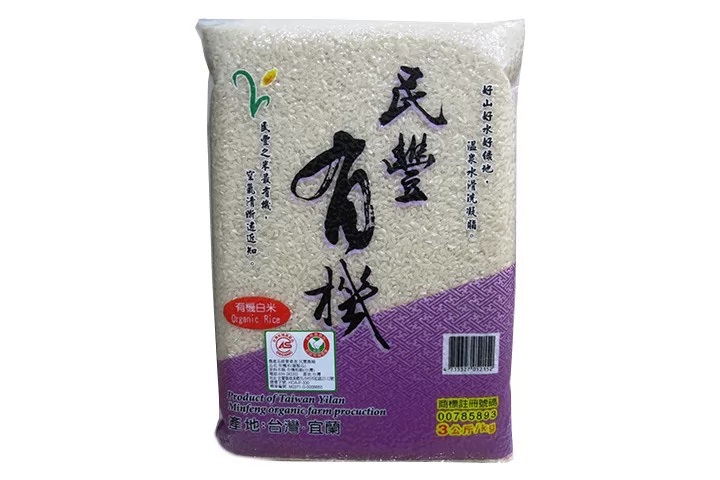 民豐-有機白米(3kg)