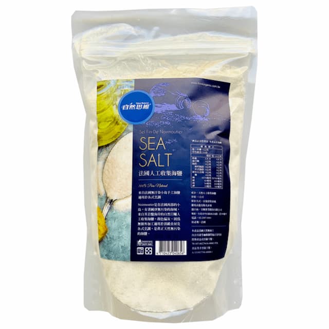 自然思維-法國人工收集海鹽(1kg)