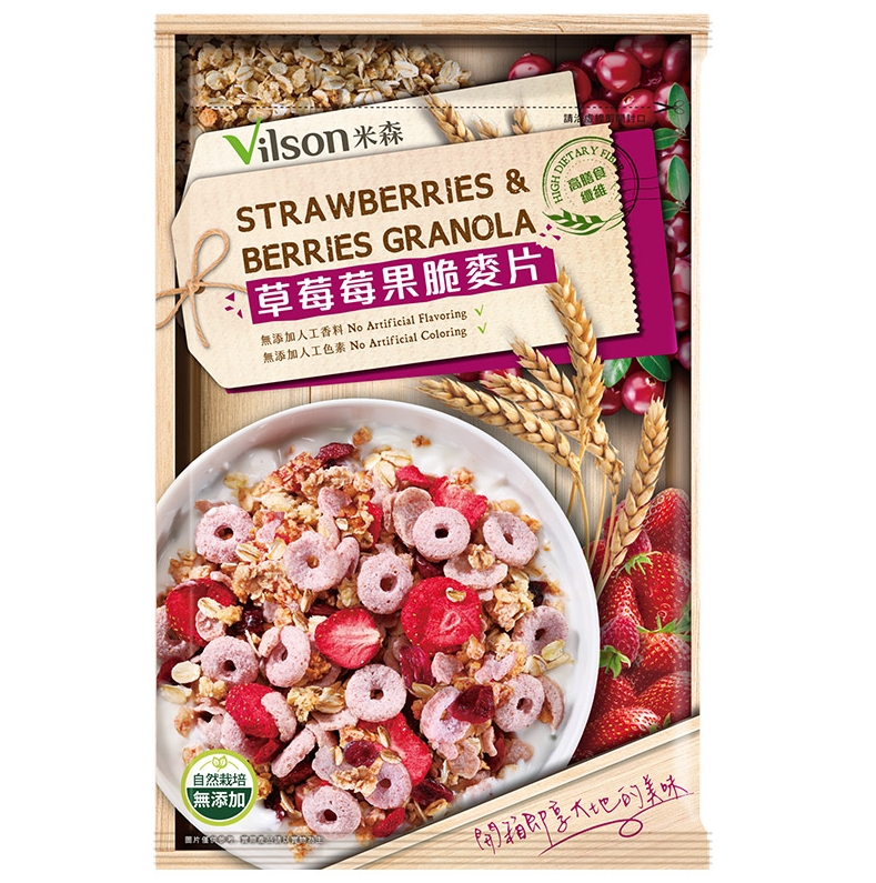 米森-草莓莓果脆麥片45g/隨手包